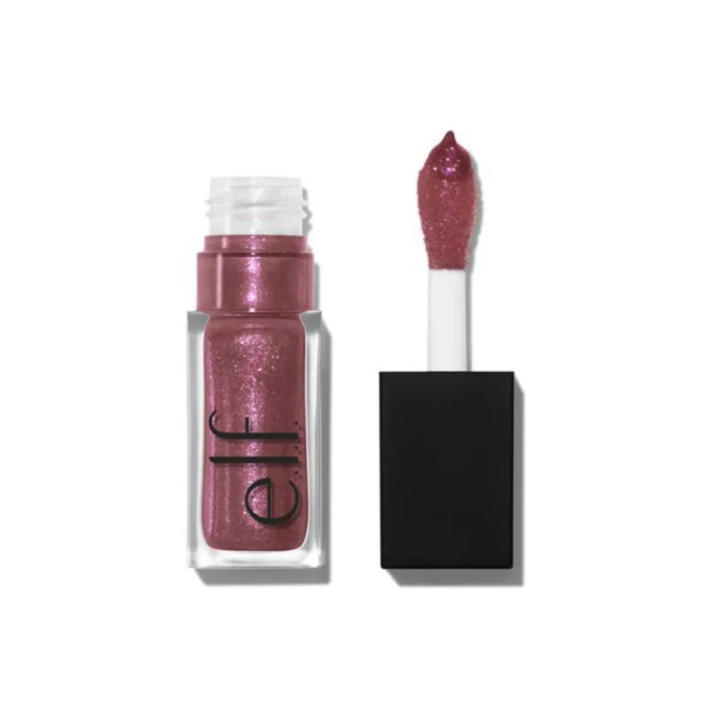 Elf New Glow Reviver Lip Gloss Candy Divine Wine Tinted Lightweight Moisturizing Nutritious Lip Oil Plump Lip Makeup Cosmetics