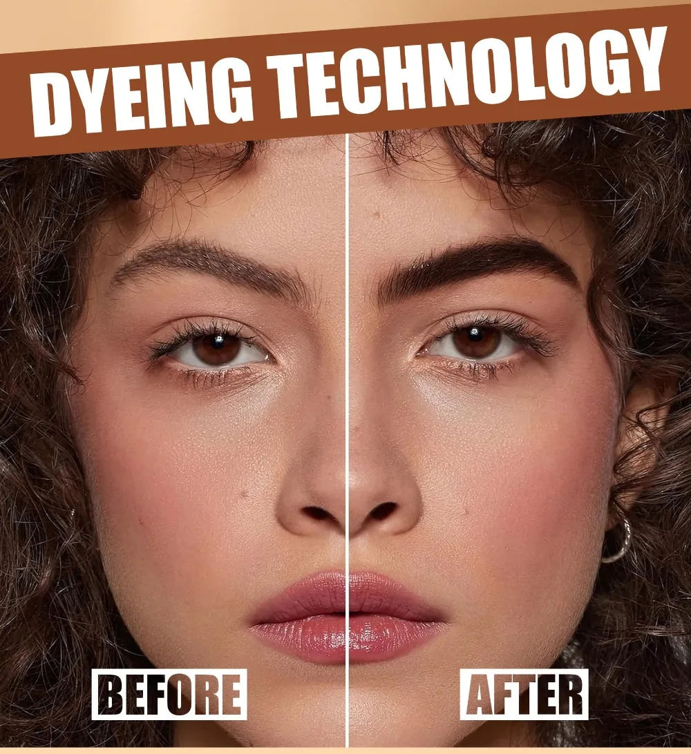 5 Color Peel-off Eyebrow Gel Cream Quick-Drying Lasting Tearing Eyebrow Dye Glue Waterproof Brow Tattoo Eyebrow Enhancer Tint