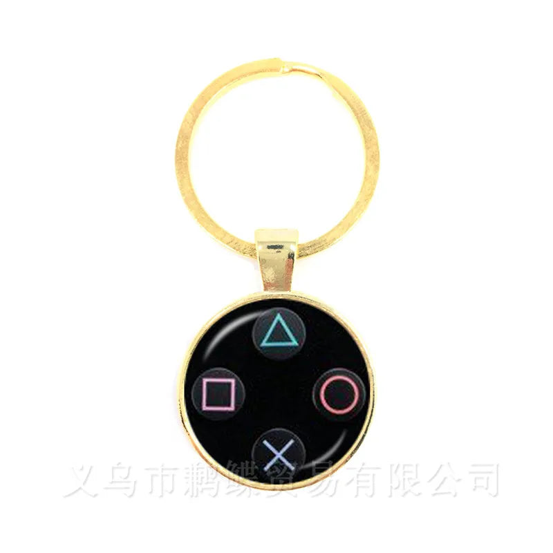 Retro Game Controller Keychain — Premium Zinc Alloy Gamer Gift