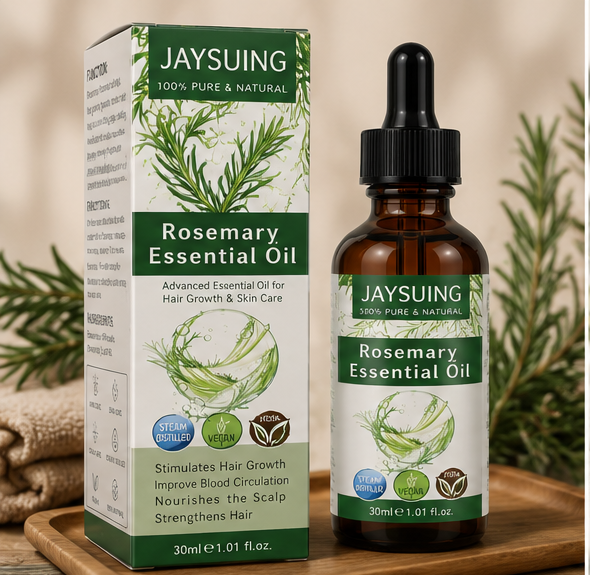 Rosemary Hair Oil Essence — Scalp Nourishment, Growth Support & Shine