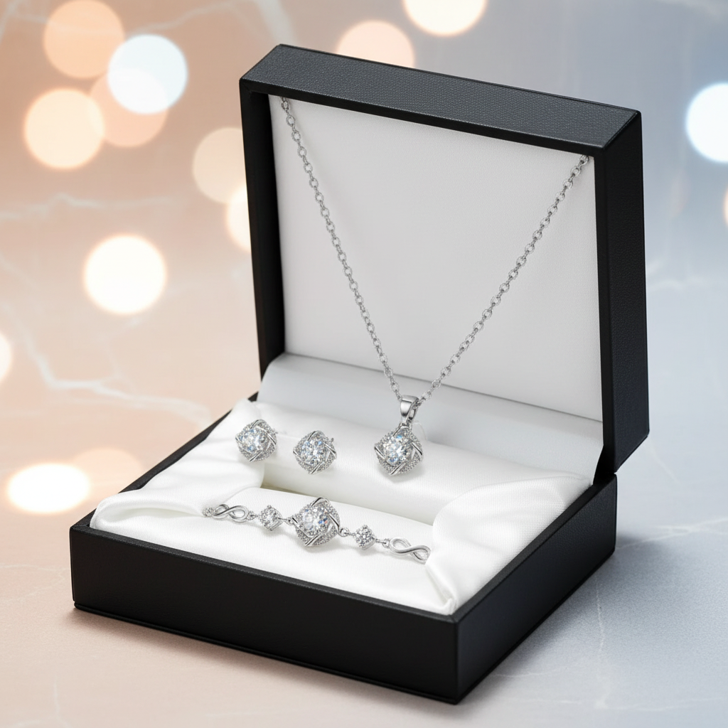 Crystal Zircon Set – Gift Box