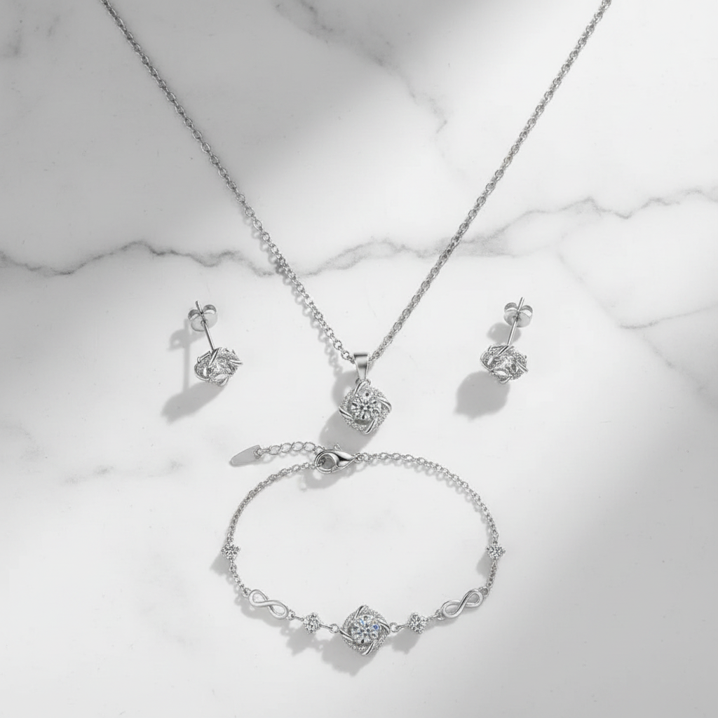 Crystal Zircon Set – Marble