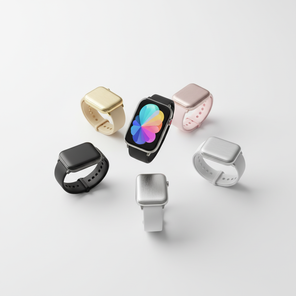 Flat Lay All Colors Smartwatch
