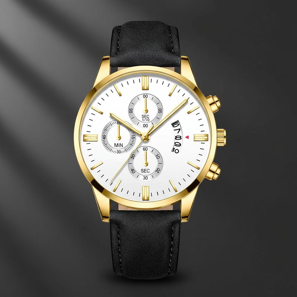 Gold White Black