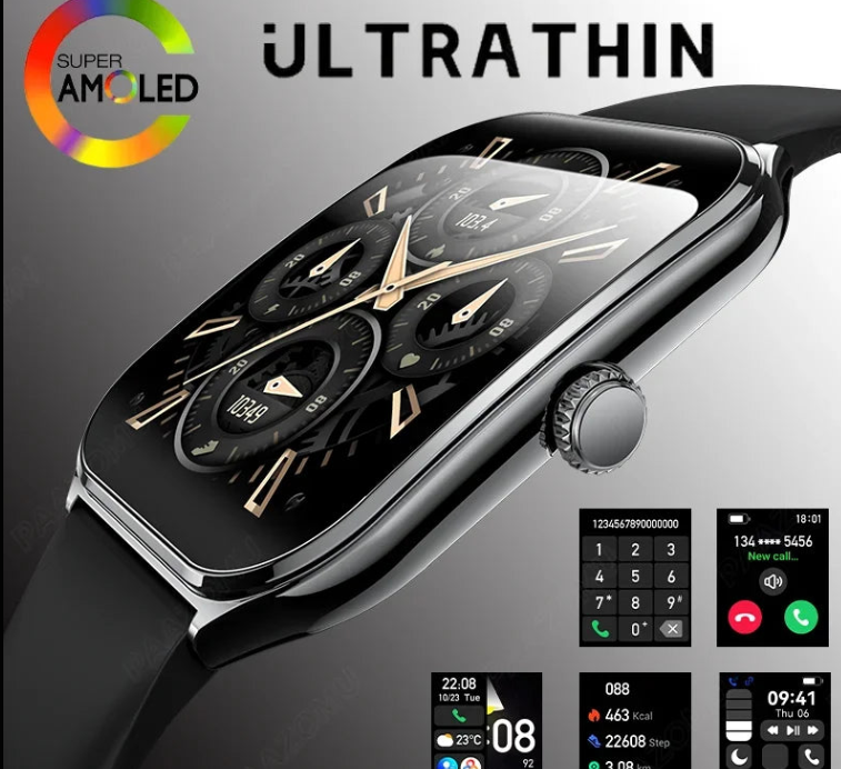 Ultra Thin AMOLED Smartwatch – 1.96