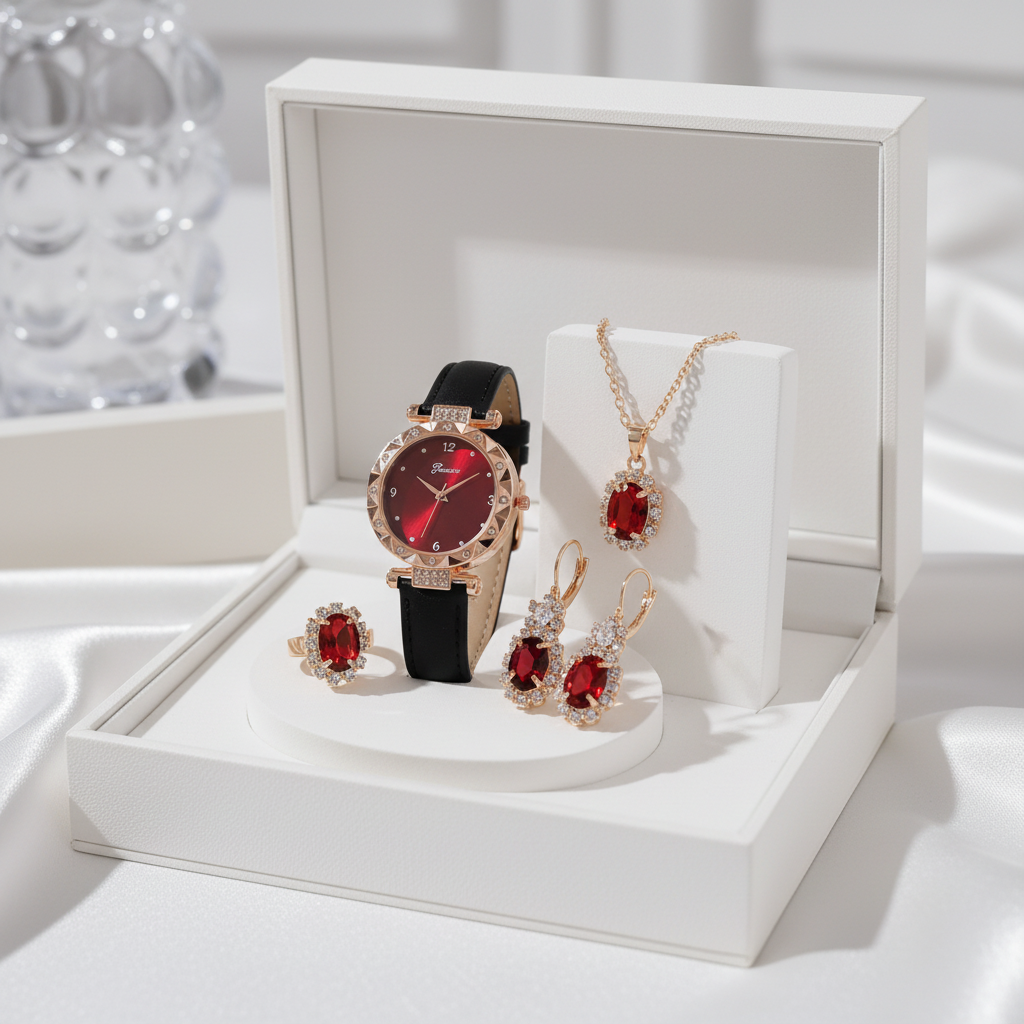 Jewelry Set - Silk Fabric