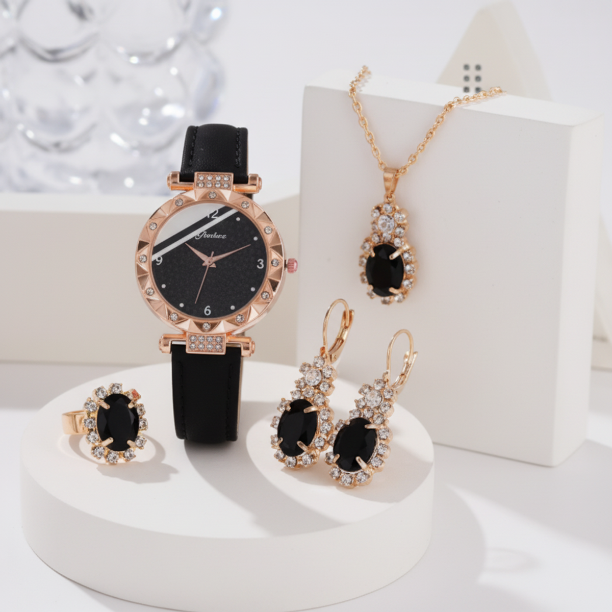 NOVIXA™ Women's Rhinestone Quartz Watch Novixa Now Jewelry