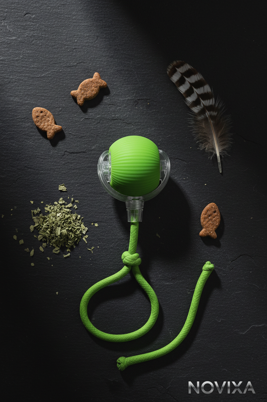 NOVIXA Cat Ball – Flat Lay