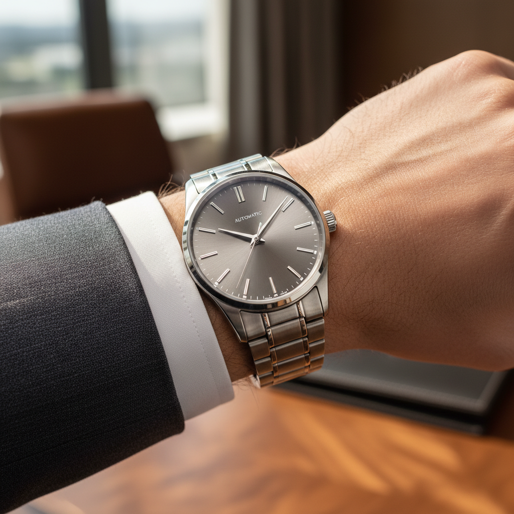 Watch on wrist lifestyle
